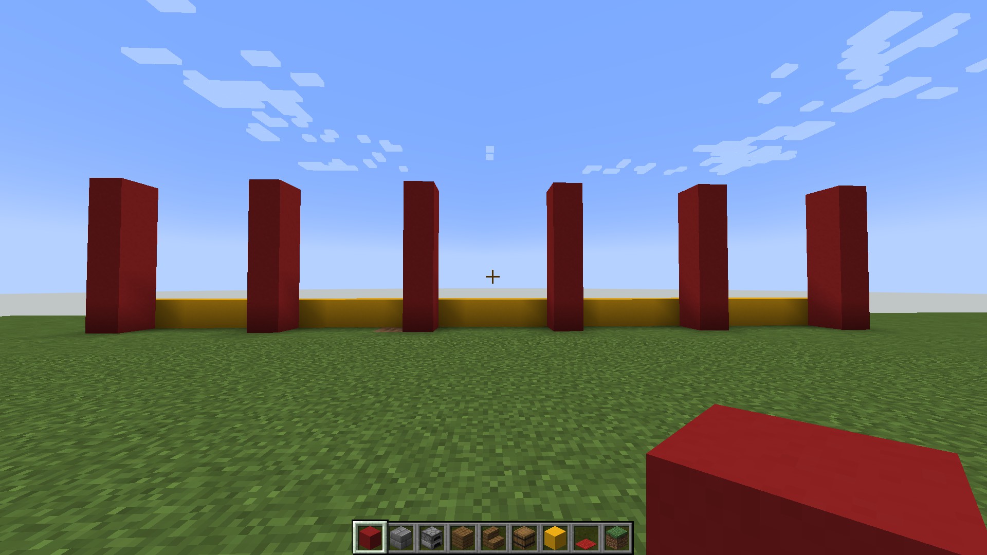 Image of pillars in minecraft.
